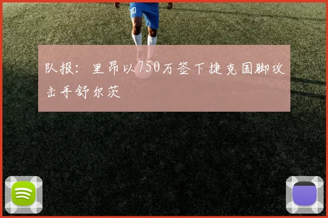 队报：里昂以750万签下捷克国脚攻击手舒尔茨